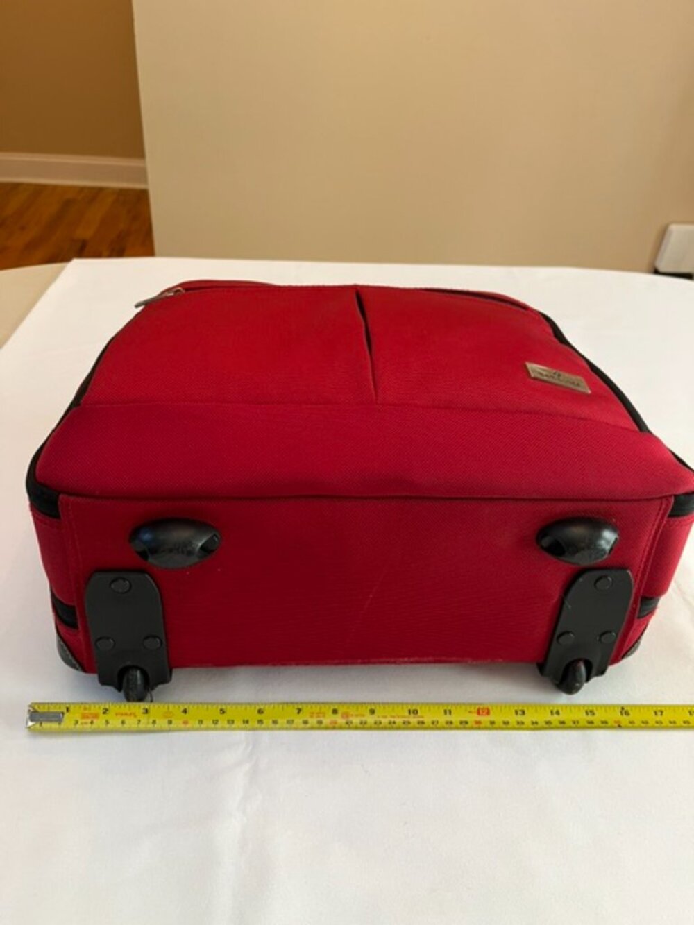 SAMSONITE | Red Softside Rolling Carry-On Business Case Travel Organizer-EUC - Picture 10 of 16